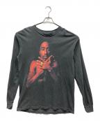 HEATHER VIDEO SHOPヘザービデオショップ）の古着「ロングスリーブカットソー」｜ブラック