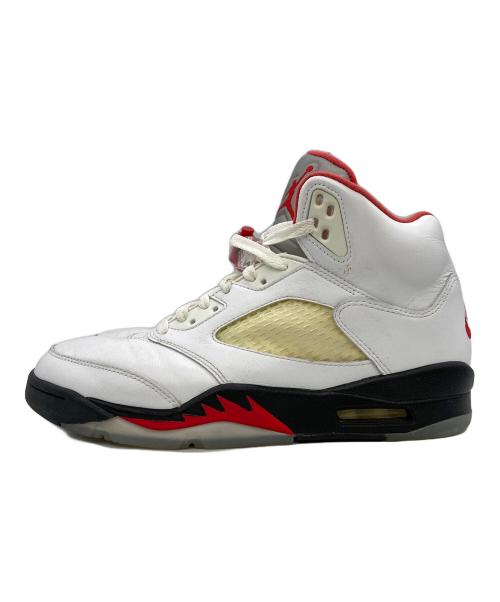 NIKE（ナイキ）NIKE (ナイキ) AIR JORDAN 5 RETRO ホワイト サイズ:US9の古着・服飾アイテム