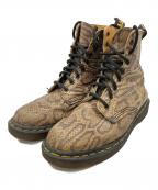 Dr.Martensドクターマーチン）の古着「パイソン柄8ホールブーツ」｜ブラウン