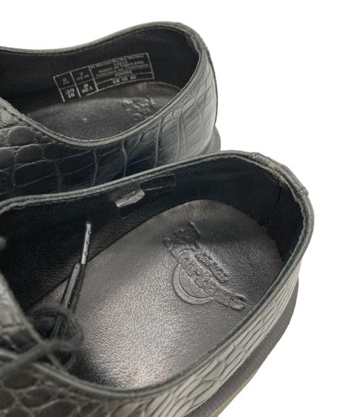Dr.Martens（ドクターマーチン）Dr.Martens (ドクターマーチン) 型押し3ホールブーツ ブラック サイズ:UK6の古着・服飾アイテム