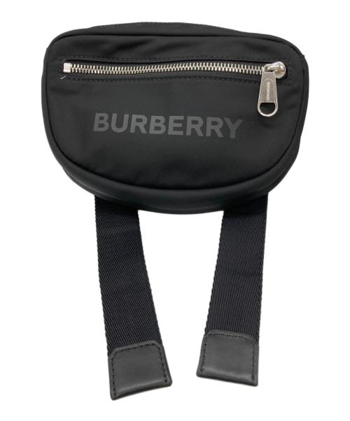 BURBERRY（バーバリー）BURBERRY (バーバリー) ナイロンウエストバッグ ブラックの古着・服飾アイテム
