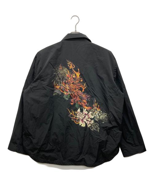 Denham（デンハム）Denham (デンハム) atelier Reserve (アトリエリザーブ) COACH JKT NYLON MIX ブラック サイズ:Lの古着・服飾アイテム