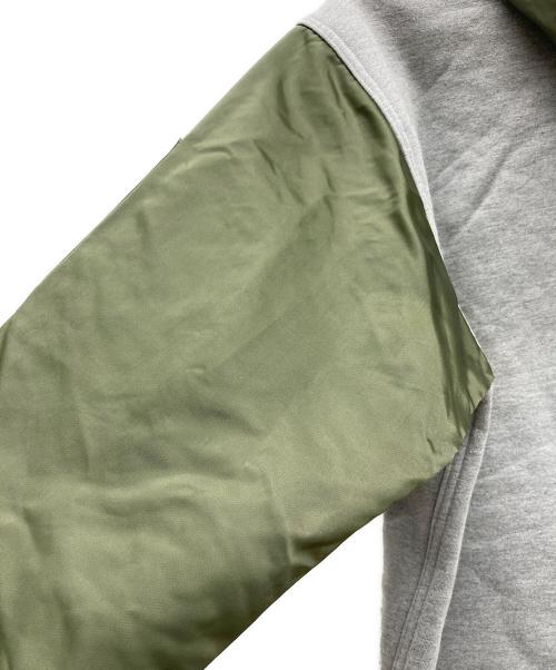 Denham（デンハム）Denham (デンハム) TECK HOODY カーキ×グレー サイズ:X-LARGEの古着・服飾アイテム