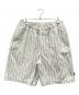 stussy（ステューシー）の古着「ピンストライプショートパンツ」｜ホワイト
