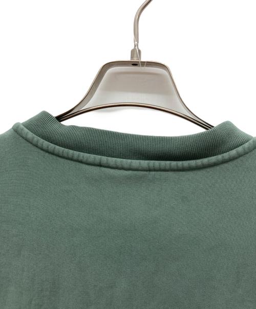 stussy（ステューシー）stussy (ステューシー) OPEN HEM HENLEY FLEECE グリーン サイズ:XLの古着・服飾アイテム