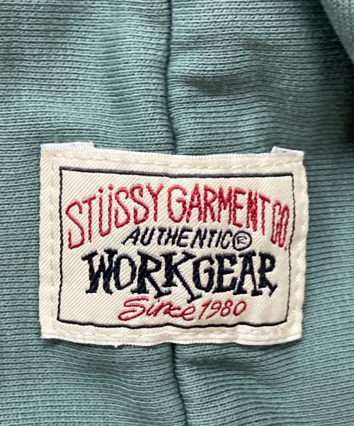 stussy（ステューシー）stussy (ステューシー) OPEN HEM HENLEY FLEECE グリーン サイズ:XLの古着・服飾アイテム