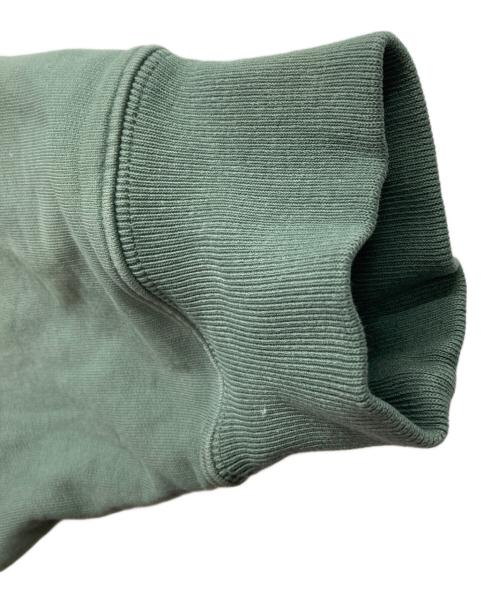 stussy（ステューシー）stussy (ステューシー) OPEN HEM HENLEY FLEECE グリーン サイズ:XLの古着・服飾アイテム