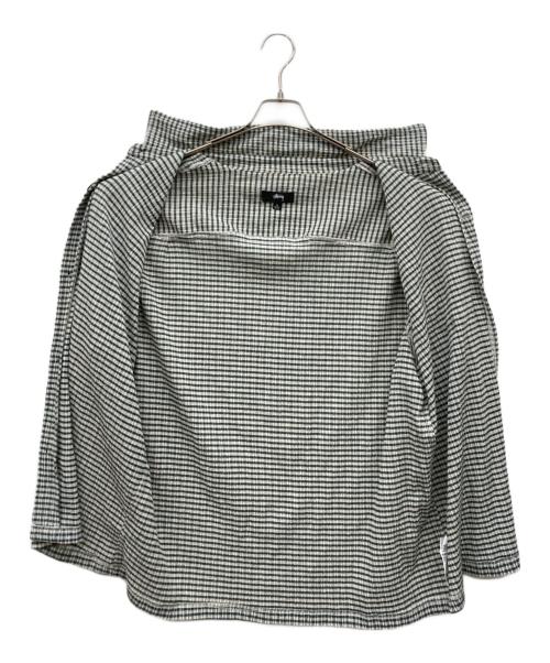 stussy（ステューシー）stussy (ステューシー) WRINKLY GINGHAM SS SHIRT グリーン サイズ:Lの古着・服飾アイテム