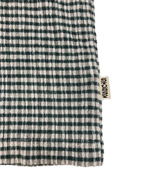 stussy（ステューシー）stussy (ステューシー) WRINKLY GINGHAM SS SHIRT グリーン サイズ:Lの古着・服飾アイテム