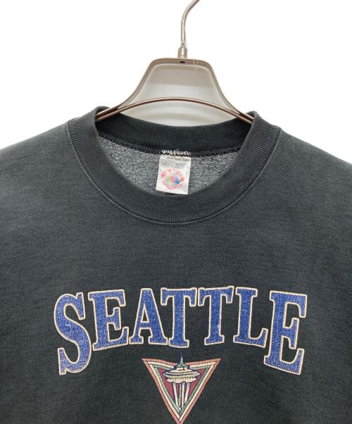 FRUIT OF THE LOOM（フルーツオブザルーム）FRUIT OF THE LOOM (フルーツオブザルーム) スウェット ブラック サイズ:Lの古着・服飾アイテム