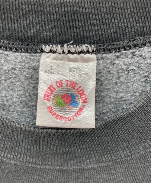FRUIT OF THE LOOM（フルーツオブザルーム）FRUIT OF THE LOOM (フルーツオブザルーム) スウェット ブラック サイズ:Lの古着・服飾アイテム