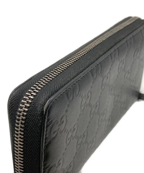 GUCCI（グッチ）GUCCI (グッチ) GG長財布 ブラックの古着・服飾アイテム