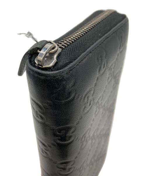 GUCCI（グッチ）GUCCI (グッチ) GG長財布 ブラックの古着・服飾アイテム