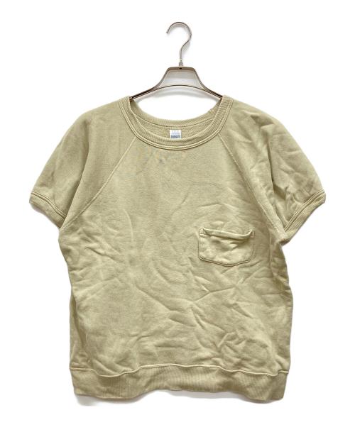 WAREHOUSE（ウエアハウス）WAREHOUSE (ウエアハウス) 半袖スウェット ベージュ サイズ:M 38-40の古着・服飾アイテム