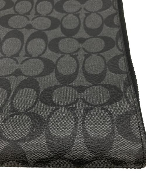 COACH（コーチ）COACH (コーチ) シグネチャークラッチバッグ ブラックの古着・服飾アイテム