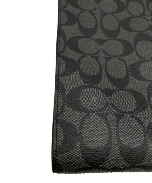 COACH（コーチ）COACH (コーチ) シグネチャークラッチバッグ ブラックの古着・服飾アイテム
