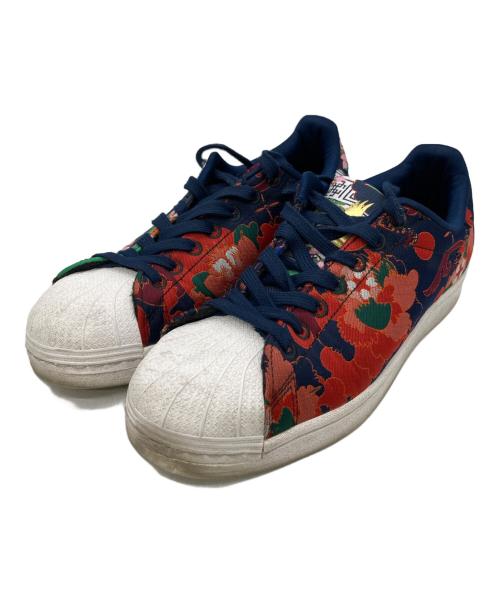 adidas（アディダス）adidas (アディダス) SUPER STAR レッド サイズ:US 8 1/2の古着・服飾アイテム
