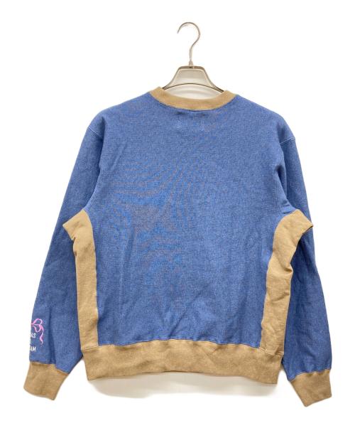 son of the cheese（（サノバチーズ））SON OF THE CHEESE (（サノバチーズ）) スウェット ブルー サイズ:Mの古着・服飾アイテム