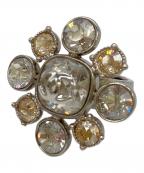 CHANELシャネル）の古着「ラインストーンフラワーリング」