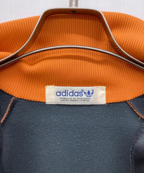 adidas（アディダス）adidas (アディダス) トラックジャケット ブラック×オレンジ サイズ:不明の古着・服飾アイテム