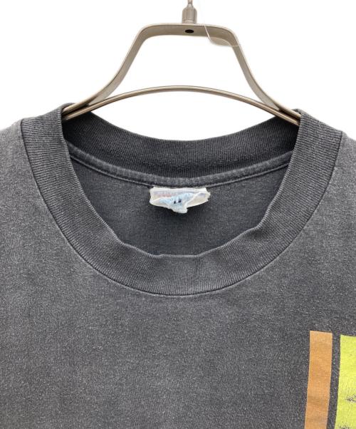 Hanes（ヘインズ）Hanes (ヘインズ) ロングスリーブアニメカットソー ブラック サイズ:ADUKT XL(46-48)の古着・服飾アイテム