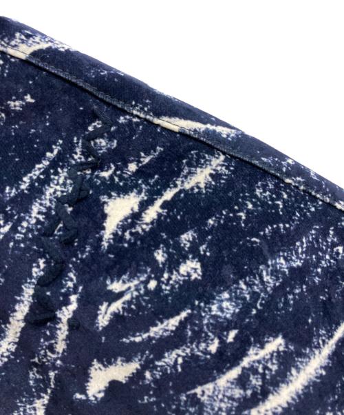 MARNI（マルニ）MARNI (マルニ) MARBLE PRINTED VELVET SHIRTS ネイビー サイズ:46の古着・服飾アイテム