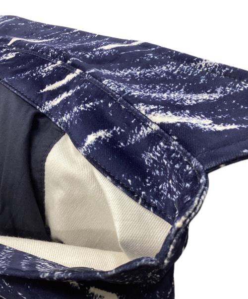 MARNI（マルニ）MARNI (マルニ) MARBLE PRINTED VELVET SHIRTS ネイビー サイズ:46の古着・服飾アイテム