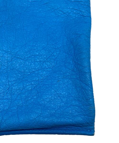 BALENCIAGA（バレンシアガ）BALENCIAGA (バレンシアガ) Market Shopper leather handbag ブルーの古着・服飾アイテム