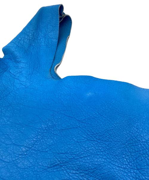 BALENCIAGA（バレンシアガ）BALENCIAGA (バレンシアガ) Market Shopper leather handbag ブルーの古着・服飾アイテム