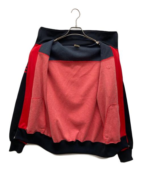 adidas（アディダス）adidas (アディダス) トラックジャケット ブラック×レッド サイズ:4の古着・服飾アイテム