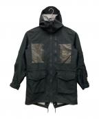 NIKE×UNDERCOVERナイキ×アンダーカバー）の古着「3-Layer Fishtail Parka」｜ブラック