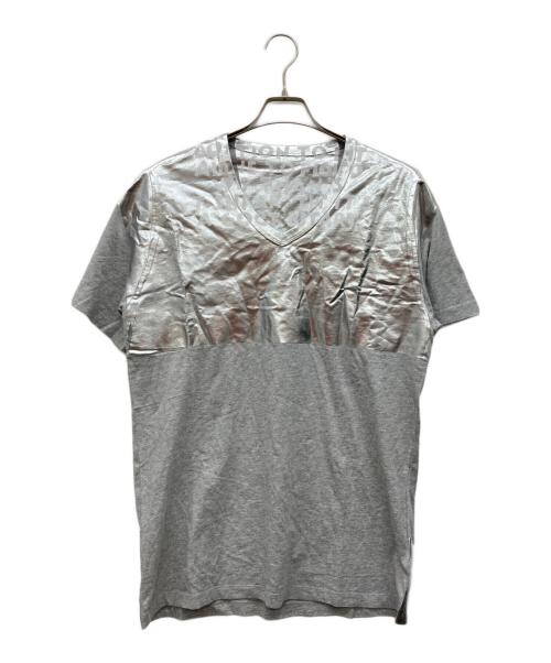 Maison Margiela（メゾンマルジェラ）Maison Margiela (メゾンマルジェラ) エイズTシャツ シルバー×グレー サイズ:Lの古着・服飾アイテム