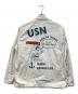 AVIREX (アヴィレックス) USN TYPEWRIGHTER FATIGUE LONG SLEEVE SHIR グレー サイズ:XL：5000円