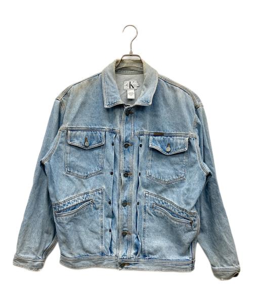 Calvin Klein（カルバンクライン）Calvin Klein (カルバンクライン) デニムジャケット インディゴ サイズ:Mの古着・服飾アイテム