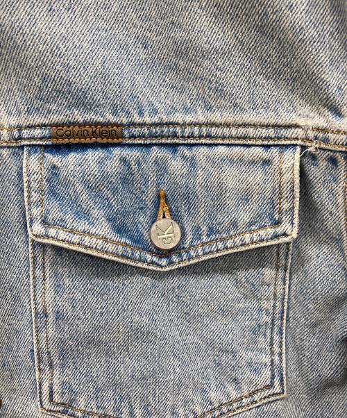 Calvin Klein（カルバンクライン）Calvin Klein (カルバンクライン) デニムジャケット インディゴ サイズ:Mの古着・服飾アイテム