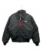 ALPHAアルファ）の古着「CWU-45/Pフライトジャケット」｜ブラック
