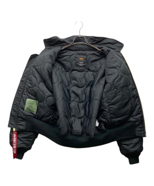 ALPHA（アルファ）ALPHA (アルファ) CWU-45/Pフライトジャケット ブラック サイズ:L C,96-104cm、T175-185cmの古着・服飾アイテム