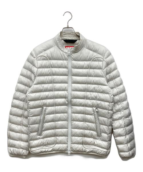 DIESEL（ディーゼル）DIESEL (ディーゼル) 中綿ジャケット ホワイト サイズ:50 185/100Aの古着・服飾アイテム