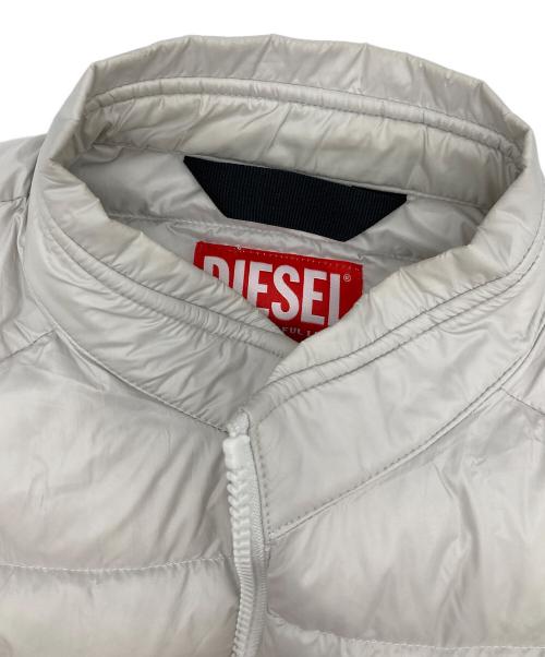 DIESEL（ディーゼル）DIESEL (ディーゼル) 中綿ジャケット ホワイト サイズ:50 185/100Aの古着・服飾アイテム