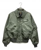 ALPHAアルファ）の古着「CWU-36Pフライトジャケット」｜オリーブ