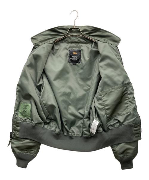 ALPHA（アルファ）ALPHA (アルファ) CWU-36Pフライトジャケット オリーブ サイズ:L C,96-104cm、T175-185cmの古着・服飾アイテム