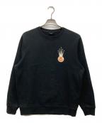 stussyステューシー）の古着「SSリンククラウンスウェット」｜ブラック