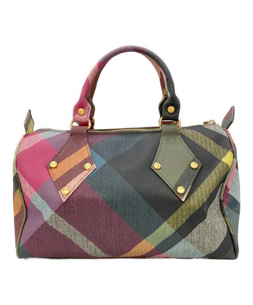 Vivienne Westwood（ヴィヴィアンウエストウッド）Vivienne Westwood (ヴィヴィアンウエストウッド) ミニボストンバッグ オリーブの古着・服飾アイテム