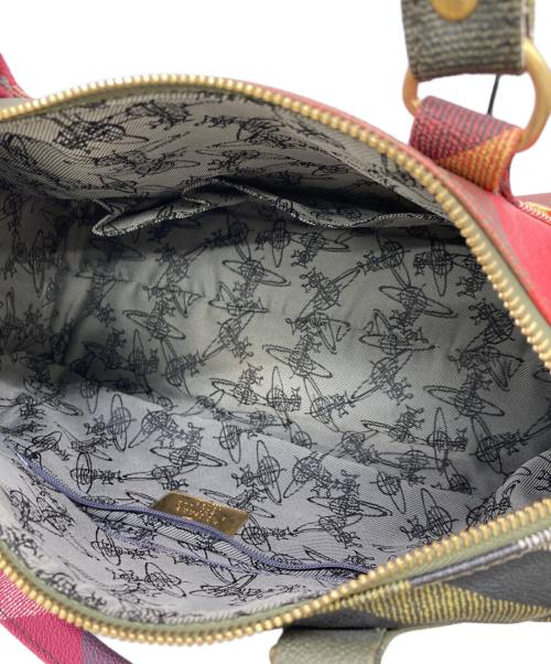 Vivienne Westwood（ヴィヴィアンウエストウッド）Vivienne Westwood (ヴィヴィアンウエストウッド) ミニボストンバッグ オリーブの古着・服飾アイテム
