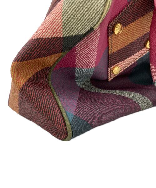 Vivienne Westwood（ヴィヴィアンウエストウッド）Vivienne Westwood (ヴィヴィアンウエストウッド) ミニボストンバッグ オリーブの古着・服飾アイテム