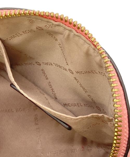 MICHAEL KORS（マイケル・コース）MICHAEL KORS (マイケルコース) コスメポーチ ピンクの古着・服飾アイテム
