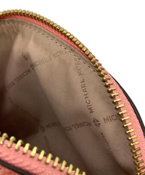 MICHAEL KORS（マイケル・コース）MICHAEL KORS (マイケルコース) コスメポーチ ピンクの古着・服飾アイテム