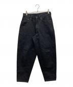 sancaサンカ）の古着「BLACK DENIM 5P BALLOON FIT」｜ブラック