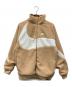 NIKE（ナイキ）の古着「スウッシュ フルジップ ボア ジャケット フリース」｜ブラウン