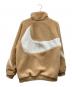 NIKE (ナイキ) スウッシュ フルジップ ボア ジャケット フリース ブラウン サイズ:L：6000円